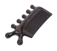MAGICLULU Sandalwood Five Teeth Scalp Comb Hair Detangler Smooth Polished Surface Scalp Massage Multifunctional Relaxation Tool for Hands and Arms Anywhere Anytime