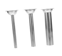 MAGICLULU Sausage Filler Tube Kit 5mm Size 3pcs Stainless Steel Sausage Stuffer Nozzles Safe Long-Lasting