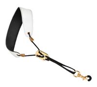 MAGICLULU Saxophone Comfortable Padding Adjustable Neck Strap Leather and Metal Hook , Practical Saxophone Belt for Alto, Tenor, and Soprano Sax for Perform and Practice Sessions