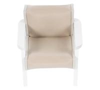 MAGICLULU Scale Adorable Faux Leather Sofa Chair for Tiny Living Room Decor Easy Integration Maintenance for Cozy Lounge Setup