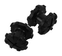 MAGICLULU Scuba Diving Backplate with Precision Engineering for Universal Compatibility 2pcs Black Plastic Soft Pad Screws Suitable for Technical and Recreational Diving