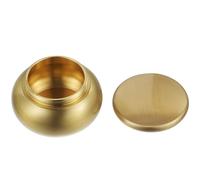 MAGICLULU Sealing Can Small Canister Airtight Storage Jar Copper Material Appearance Simple Generous Design Safe and Reliable Good Sealing Performance Suitable for Homes and Cemeteries