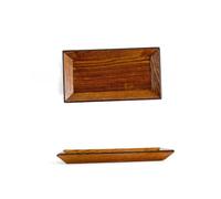 MAGICLULU Serving Tray Wooden Platter Trays Snack Plate Dish Sushi for Home Kitchen Rectangle Shape Heat Resistant