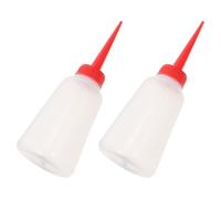 MAGICLULU Sewing Machine Oil Applicator Plastic Squeeze Bottles 2pcs with Needle Tips for Embroidery and Machine Oil Dispensing