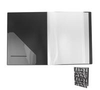 MAGICLULU Sheet Music Folder A4 Size Plastic Document Holder Black Strong Protective File Paper Storage Folder for Business and Band Practices