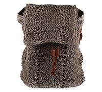 MAGICLULU Shoulder Bag Stylish for Women Straw Woven Convertible Backpack for One Or Both Shoulders Unique Fashionable Design for Special Days and Going