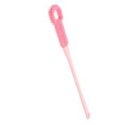 MAGICLULU Shower Foot Scrubber Brush with Soft Silicone Bristles and Ergonomic Handle for Easy Toe Cleaning and Dead Skin Removal Pink Foot Brush for Gentle Exfoliation