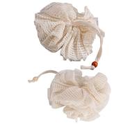 MAGICLULU Shower Loofah Sponge 2 Pcs Soft Mesh Body Scrubber for Men with Exfoliating Net and Comfortable Feel for Daily Bathing Random Color