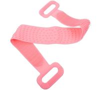 MAGICLULU Silicone Back Rub Towel Strong Friction for Shower Exfoliating and Massage, Long Double-Sided Bath Brush Strip Suitable for Bathroom and Home Use