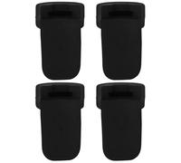 MAGICLULU Silicone Clarinet Thumb Rest Pads Soft Finger Supports Black 4pcs Sore Thumbs Convenient for Playing while Standing or Walking