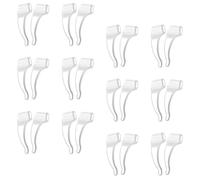 MAGICLULU Silicone Glasses Ear Hooks 12 Pairs Anti-skid Eyeglasses Ear Grips Prevent Glasses from Falling off Soft Comfortable Fit for Outdoor Sports and Running