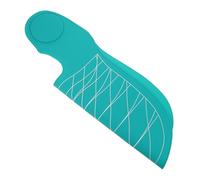 MAGICLULU Silicone Hair Cutting Neck Guard Weighted Hair Dye Collar for Barber Salon Blue-green Comfortable Fit and Coloring