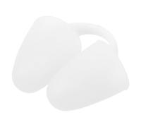 MAGICLULU Silicone Nose Plugs for Swimming with Flexible Fit and Easy to Clean Design Ergonomically Shaped Nose Clips for Swim Training and Family Beach Outings White