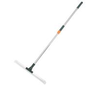 MAGICLULU Silicone Water Scraper and Floor Squeegee 36cm Extendable Handle, Scratch-resistant for Glass, Tiles, Kitchen and Bathroom Cleaning, Rotatable Silicone Blade for Shower and Floor Wiping