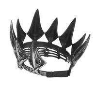 MAGICLULU Silver Gothic Cosplay Crown for Prom and Cosplay Party, Lightweight Delicate Design with Rp Material, Not Easy to Deform or Break, Vintage Decorative Crown Prop