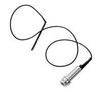 MAGICLULU Silver Piezo Acoustic Guitar Pickup for Ukulele and Violin with High-sensitivity Passive Transducer, Metal Sound Hole Mount, Enhanced Nuance and True Acoustic Resonance