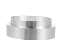 MAGICLULU Silver Stainless Steel Coffee Dosing Ring Espresso Grounds Leveling Funnel for Portafilter Compatibility with Espresso Machine Accessories Home and Professional Brewing Tool