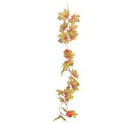 MAGICLULU Simulation Maple Leaf Pumpkin Rattan Garland Autumn Decor for Home Halloween Thanksgiving Decoration Cloth for