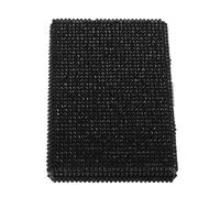 MAGICLULU Small Business Card Holder Box Elegant Rhinestone Design Stainless Steel Portable Space-Saving Name Card Box for Daily Commutes and Business Receptions