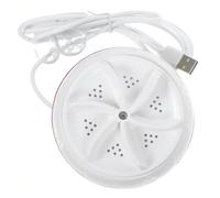 MAGICLULU Small Washer Machine and Automatic Power with Forward and Reverse Rotation Portable Washing Machine with USB Charging for Sink for Dorm and Travel Season Decor