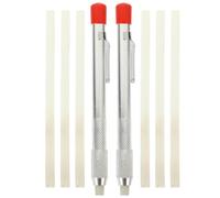 MAGICLULU Soapstone Holder Set Soapstone Pencils Replacement Refills Textured Grip Easy to Use Stylish Design Pen Shape for Woodworkers and Artists