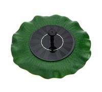 MAGICLULU Solar Powered Garden Pond Fountain Kit with Floating Lotus Leaf Design, Outdoor Solar Pump Set for Patio Water Feature and Pond Decoration