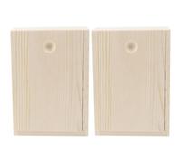 MAGICLULU Solid Pinewood Pull-out Storage Box 2pcs Small Wooden Sundries Organizer for Home Decor and Jewelry Collection, Handmade Rectangular Craft Display Case Suitable for Gift Wrapping