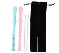 MAGICLULU Soprano Recorder Instrument for Kids German Style Flute 8 Hole Beginner Wind Musical Instrument with Thumb Rest Cleaning Kit Bag Fingering Chart Ers Certified