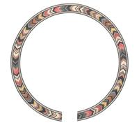 MAGICLULU Sound Hole Rosette Decal Sticker Beautiful and Unique Wooden with Stable Characteristics and Precision Production Guitar Decoration Accessory for Acoustic Classical Guitar