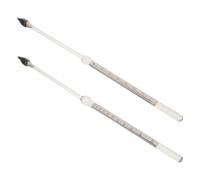 MAGICLULU Specific Gravity Tool, Industrial Specific Gravity Meter, 2pcs Glass Hydrometer with 0-70 Baume Scale, Stable Performance, Corrosion Resistant, for Laboratory and Ceramics Density