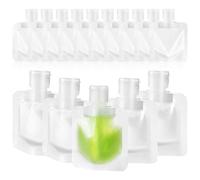 MAGICLULU Squeeze Pouches Refillable Travel Pouch 15 Pcs 30Ml PET Portable Leakproof Containers for Toiletries Travel Storage