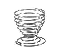 MAGICLULU Stainless Steel Egg Cup Spring Wire Tray for Boiled Eggs Kitchen Counter Storage Design