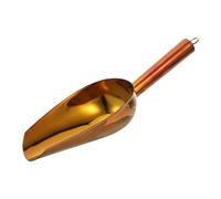 MAGICLULU Stainless Steel Ice Scoop with Hook Food Scooper for Kitchen and Buffet Efficient Multi Purpose Grain Popcorn Flour Scooping Tool
