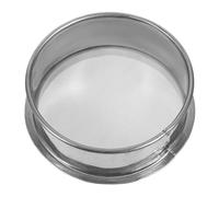 MAGICLULU Stainless Steel Laboratory Soil Sieve Mesh Compact Soil Sifter for Gardening and Laboratory Use Fine Mesh Strainer