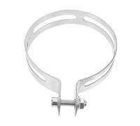 MAGICLULU Stainless Steel Motorcycle Exhaust Clamp 110mm Exhaust Pipe Hanger Bracket for Motorcycle Repair and Modification for Motorbike Systems