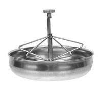 MAGICLULU Stainless Steel Piglet Feeding Trough Pig Equipment Four Feeding Places Thicken Design Wear and Break Resistance Easy to Clean Suitable for Pig Farming