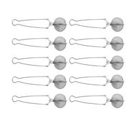 MAGICLULU Stainless Steel Tea Infusers 10 Pcs with Ultra-fine Mesh and Handle Prevents Scalding Tea Strainer Suitable for Household and Office Use