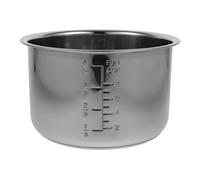 MAGICLULU Stainless Steel Thickened Inner Cooking Pot with Scale Non-Stick Rice Cooker Replacement Bowl Multipurpose Cooker Liner for Soup and Cake Accessory