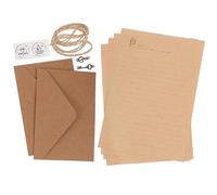 MAGICLULU Stationery Papers Set for Letter Writing 2 Sets of Vintage Letter Paper Envelope Retro Writing Kit Poems