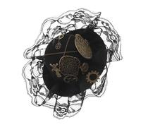 MAGICLULU Steampunk with Vintage Gothic Style Mini Top Hat Hair Clip for Women and Men, Lightweight and Comfortable to Wear, Made of Cloth and Metal, for Cosplay and Festive Gatherings