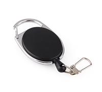 MAGICLULU Steel Cable Retractable Keychain Belt Clip Alloy Construction Badge Reel Anti-Lost 2pcs Suitable for Home Office
