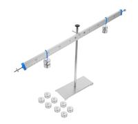 MAGICLULU Student Math Balance with Aluminum Alloy Lever Ruler and Stable Base Includes Precision Weights for Physics Experiments Early Math Manipulatives for Addition Subtraction and Lever