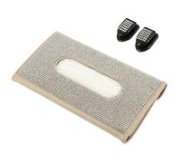 MAGICLULU Sun Visor Tissue Box Car Visor Tissue Holder Designed for Auto Mounting Featuring Sequins for Keeping Organized in Your Car