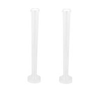 MAGICLULU Taper Candle Making Molds 2pcs Plastic DIY Candle Molds for Handmade Decor Sculptures