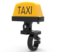 MAGICLULU Taxi Caution Light Motorbike Caution Light Waterproof Design Easy to Remove Plastic with 3 Different Holders Powered by USB for Riding at Night