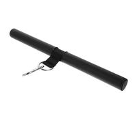 MAGICLULU Tension Rod Straight Bar with D-ring Handle for Back and Triceps Training, Integrated Fitness Equipment Attachment for High Pulley Cable Machine, Sturdy Gym Pull down Lever