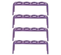 MAGICLULU Test Tube Racks 4Pcs Plastic Test Tube Holders Set for School Science Experiments Boys and Lab Equipment Washable and Environmentally Friendly Random Color