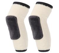 MAGICLULU Three-layers Knee Pads the Elderly, Very Warm Full Wrap Coverage Leg Warmers Made of Polyester Fiber, for Sleeping and Sports in Winter
