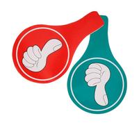 MAGICLULU Thumbs up Thumb down Voting Paddle Signs Voting Board Foam Board Material Easy to Clean Smooth Edges Classroom Use Teacher Reusable