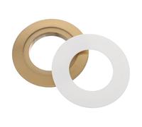 MAGICLULU Toilet Dual Flush Button Conversion Plate with Secure Plastic Mounting, 38mm Adapter Ring for Home Bathroom Improvements and Toilet Tank Lid Stability